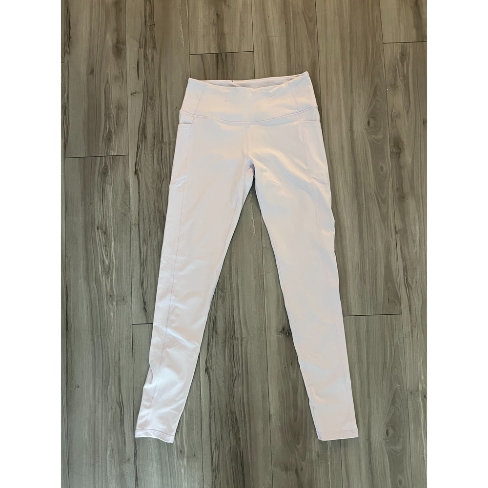 Knockout By Victoria Secret Sport Leggings Womens Medium Beige Cotton Stretch